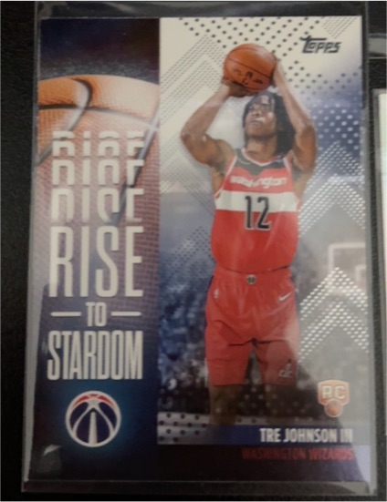 2025-26 Topps Rise to Stardom #RTS-6 Tre Johnson III — front