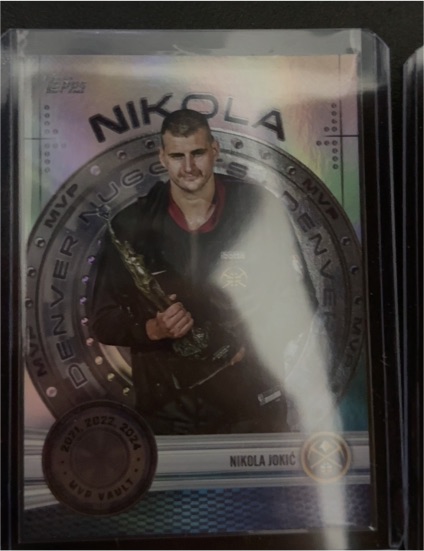 2025-26 Topps Basketball #MVP-1 Nikola Jokic MVP Vault — front