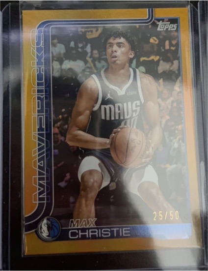 2025-26 Topps #174 Max Christie Dallas Mavericks — front