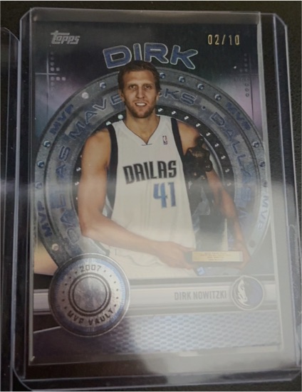 2025-26 Topps #MVP-9 Dirk Nowitzki MVP Vault — front