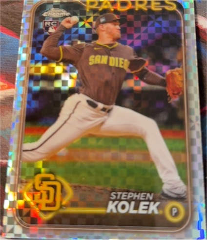 2024 Topps Chrome Update #USC66 Stephen Kolek — front