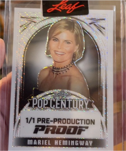 2024 Leaf Pop Century 1/1 Pre-Production Proof Mariel Hemingway — front