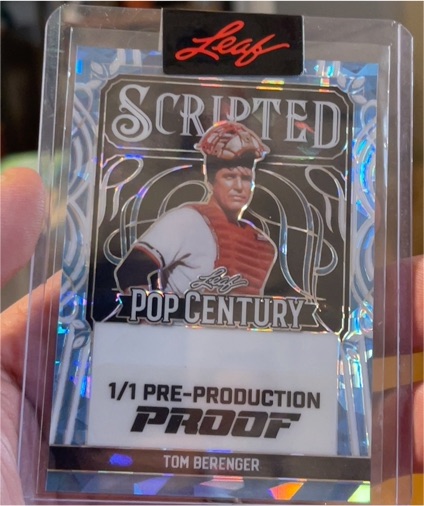 2024 Leaf Pop Century Scripted 1/1 Pre-Production Proof Tom Berenger — front
