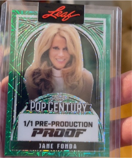 2024 Leaf Pop Century 1/1 Pre-Production Proof Jane Fonda — front