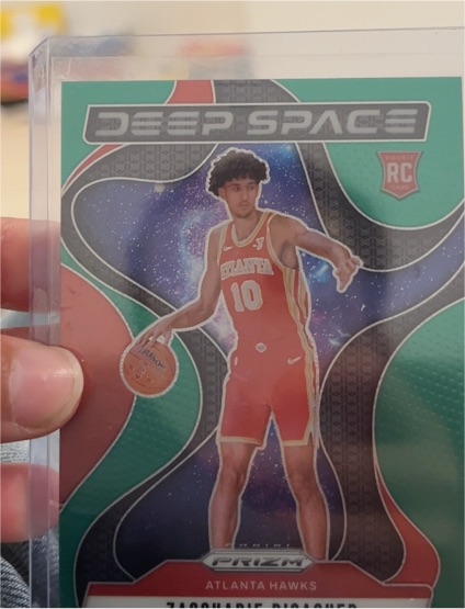 2024-25 Panini Prizm #8 Zaccharie Risacher Deep Space — front