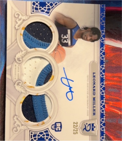2024 Topps Royalty #SJS-LM Leonard Miller — front