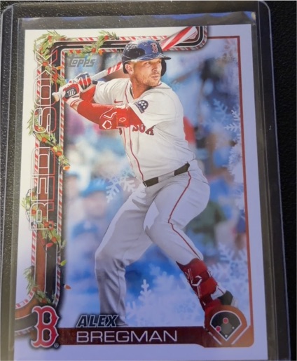 2025 Topps Holiday #H154 Alex Bregman — front