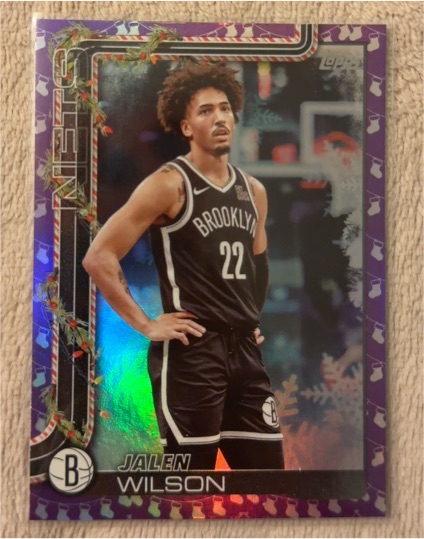 2025-26 Topps Holiday #H11 Jalen Wilson — front