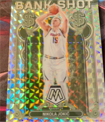 2023-24 Panini Mosaic #5 Nikola Jokic Bank Shot Mosaic — front