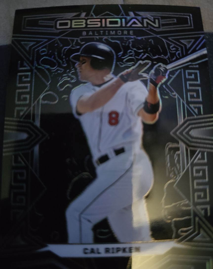 2023 Panini Chronicles Obsidian #1 Cal Ripken — front