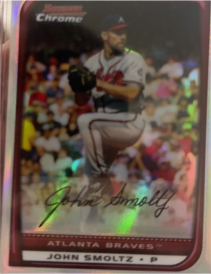 2008 Bowman Chrome #149 John Smoltz — front