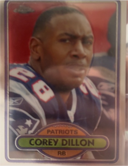 2005 Topps Chrome #TB25 Corey Dillon — front
