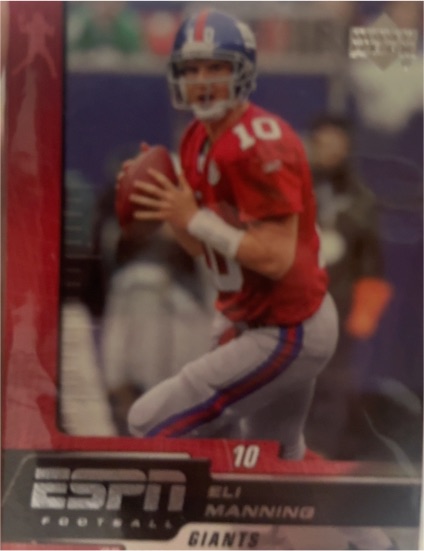 2005 Upper Deck ESPN #64 Eli Manning New York Giants — front