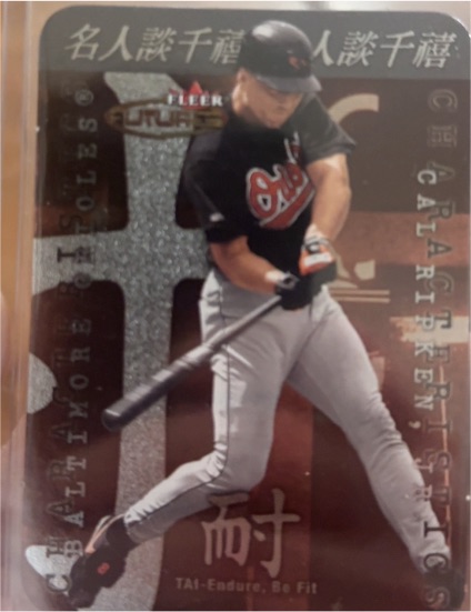 2001 Fleer Futures Characteristics #7C Cal Ripken Jr. — front