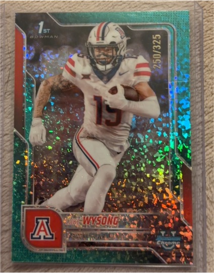2025 Bowman Chrome University #49 Luke Wysong — front