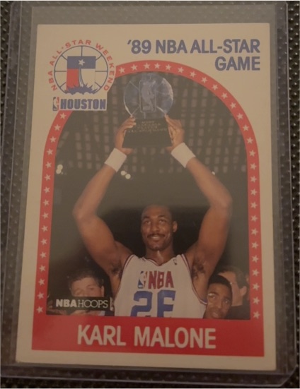 1989-90 NBA Hoops #116 Karl Malone — front