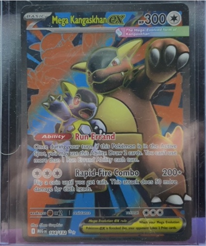 2025 Pokémon ME01: Mega Evolution #164/132 Mega Kangaskhan ex — front