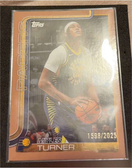 2025 Topps #1598 Myles Turner — front