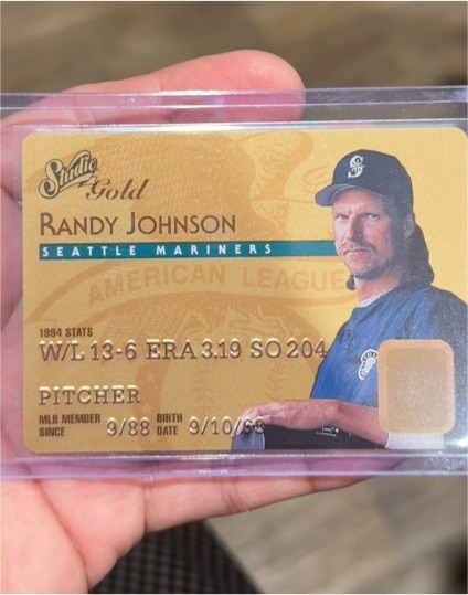 1995 Donruss Studio Gold #48 Randy Johnson — front