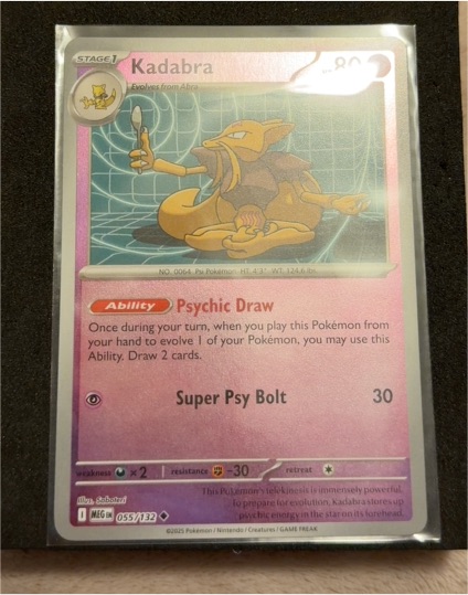 2023 Pokémon Mega Evolution #055 Kadabra — front