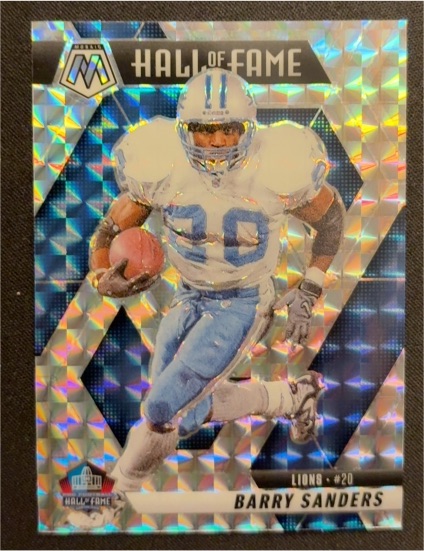 2024 Panini Mosaic Hall of Fame Barry Sanders — front