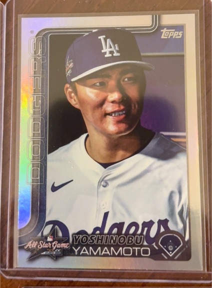 2025 Topps Update #ASG-32 Yoshinobu Yamamoto — front