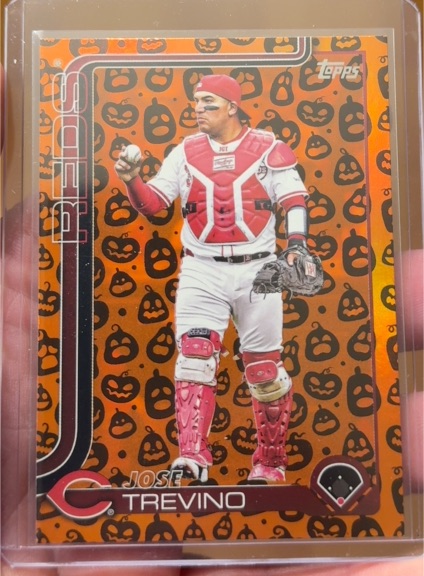 2025 Topps Update #US13 Jose Trevino Cincinnati Reds — front