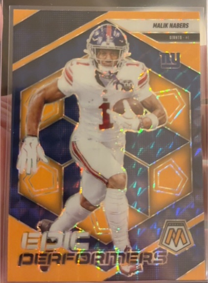 2025 Panini Mosaic #11 Malik Nabers Epic Performers — front