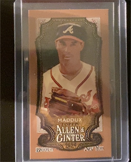 2024 Topps Allen & Ginter Mini Greg Maddux — front