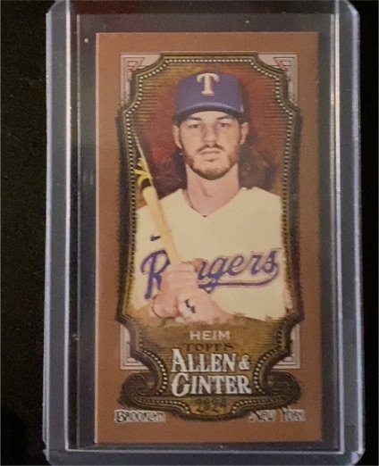 2024 Topps Allen & Ginter Mini #156 Jonah Heim — front