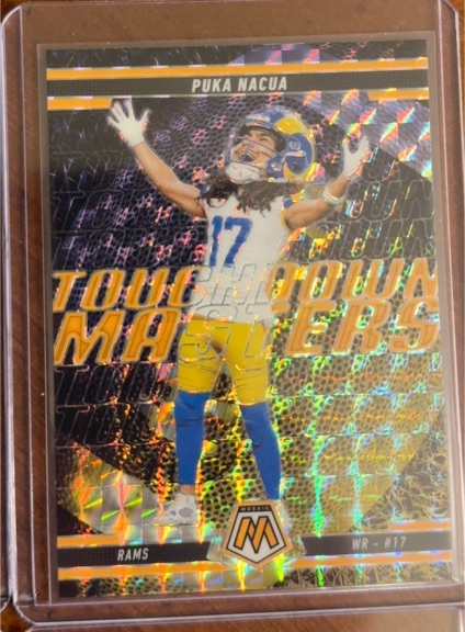 2025 Panini Mosaic #12 Puka Nacua Touchdown Masters — front