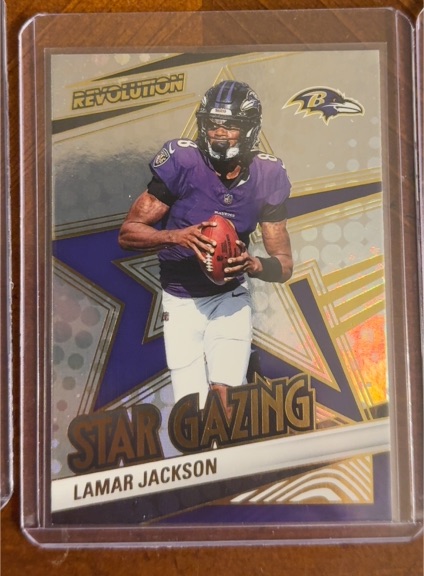 2025 Panini Revolution #1 Lamar Jackson Star Gazing — front