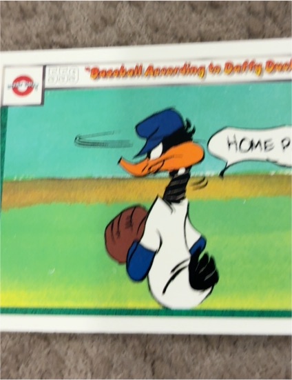 1990 Upper Deck Comic Ball #559 Daffy Duck Baseball According to Daffy Duck — front