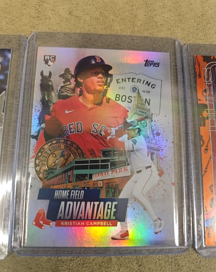 2025 Topps Update #HA-43 Kristian Campbell Home Field Advantage RC — front