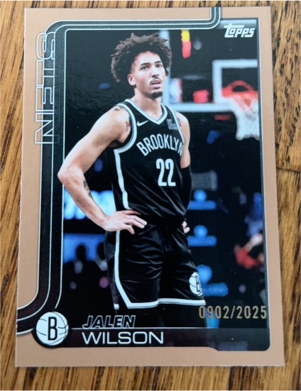 2025-26 Topps #12 Jalen Wilson — front