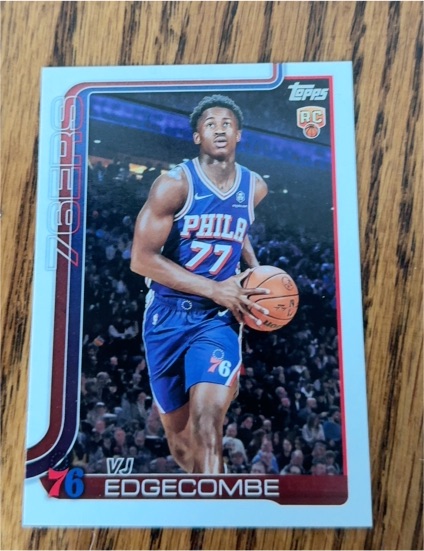 2025-26 Topps #203 VJ Edgecombe — front