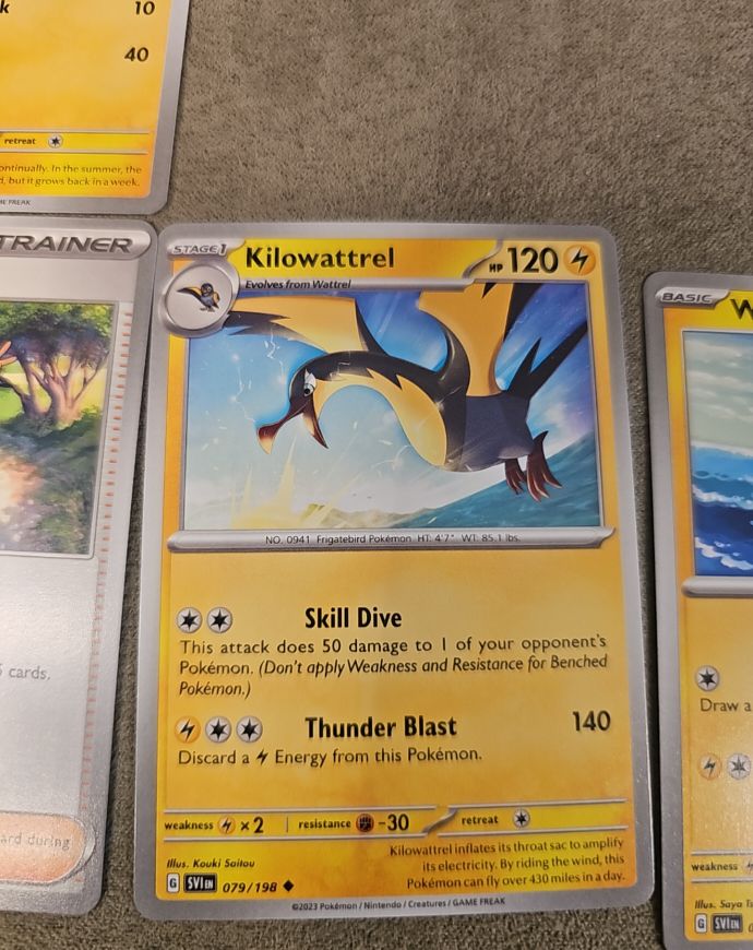 2023 Pokémon Scarlet & Violet #079 Kilowattrel — front