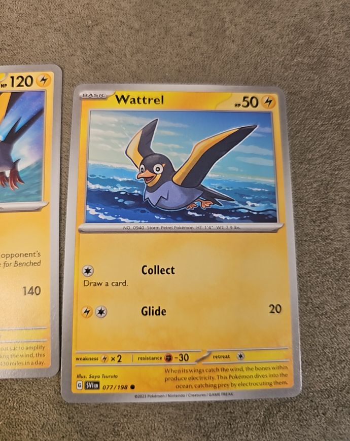 2023 Pokemon Scarlet & Violet #077 Wattrel — front
