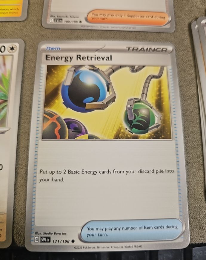 2023 Pokémon Scarlet & Violet #171 Energy Retrieval — front