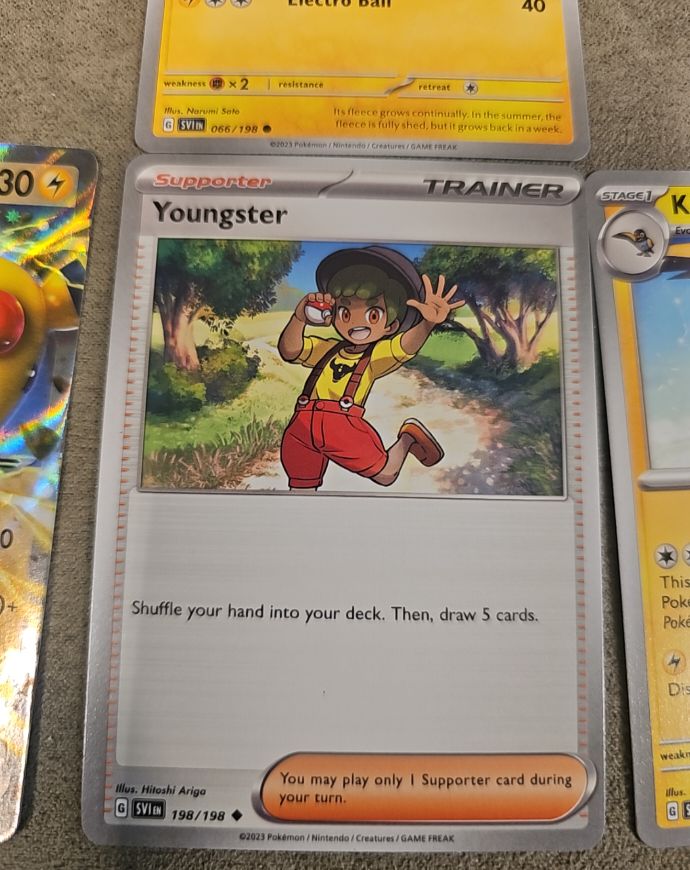 2023 Pokémon SV01: Scarlet & Violet Base Set #198 Youngster — front