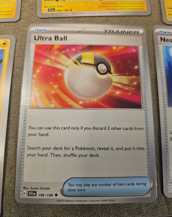 2023 Pokémon Scarlet & Violet #196 Ultra Ball — front