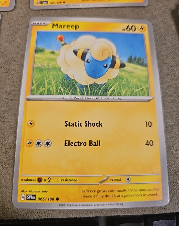 2023 Pokémon SV01: Scarlet & Violet Base Set #066 Mareep — front