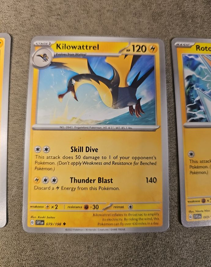 2023 Pokémon Scarlet & Violet #079 Kilowattrel — front