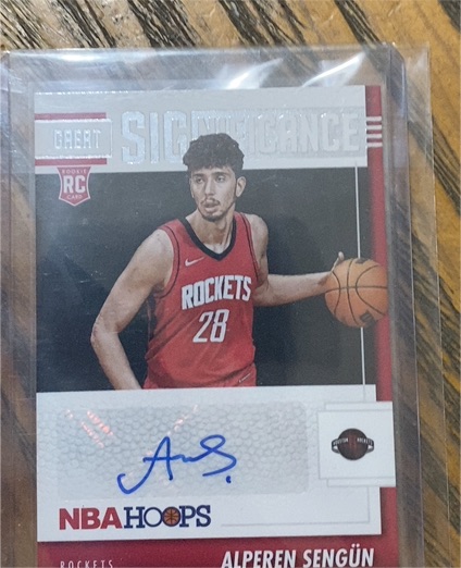 2021-22 Panini Great Significance #Alperen Sengun RC — front