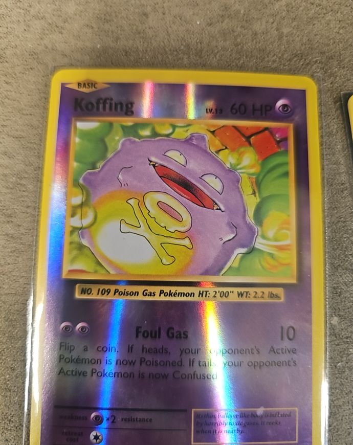 2016 Pokémon XY Evolutions #50 Koffing — front