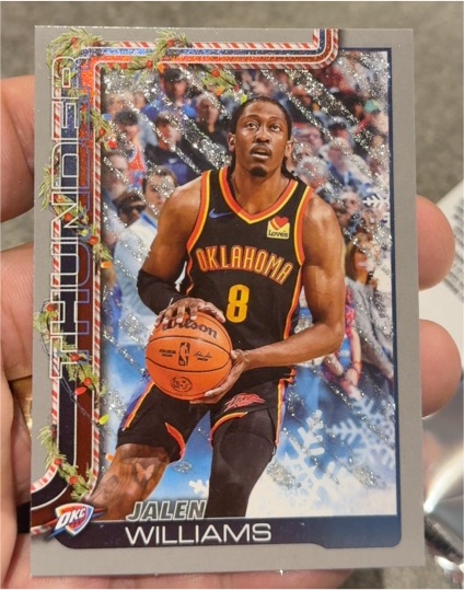 2025-26 Topps Holiday #H91 Jalen Williams — front