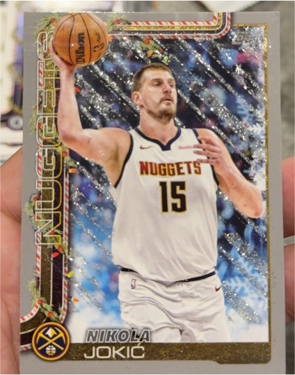 2025-26 Topps Holiday #H78 Nikola Jokić — front