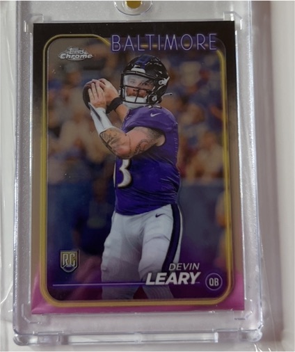 2024 Topps Chrome #248 Devin Leary — front