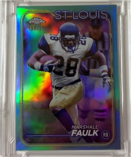 2024 Topps Chrome #101 Marshall Faulk — front