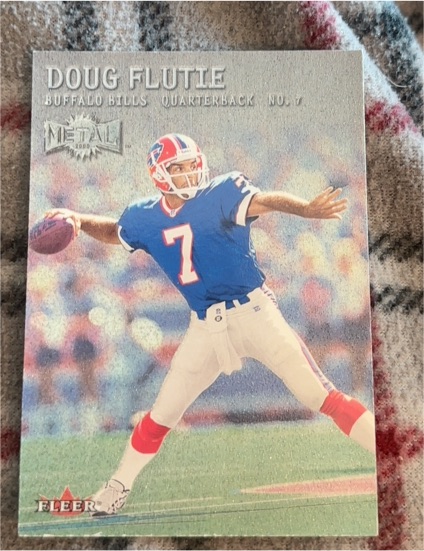 2000 Fleer Metal #22 Doug Flutie — front